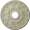 Ekena Millwork Apollo Ceiling Medallion (Fits Canopies up to 5 5/8"), 16 1/2"OD x 3 5/8"ID x 1 1/8"P, Clear Yellow CM16APCYF - alternate 1